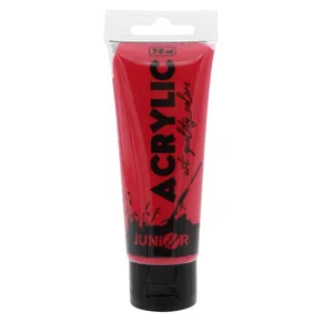 Akrylová farba JUNIOR 75 ml - červená/red
